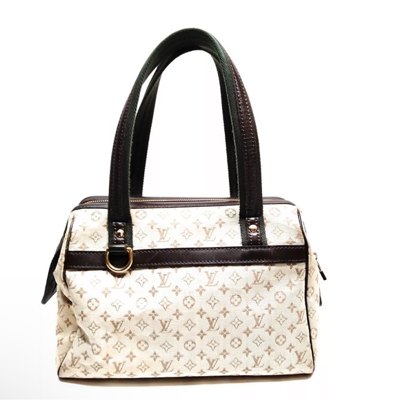 LOUIS VUITTON Louis Vuitton Monogram Mini Josephine PM Handbag Boston Canvas ... - Picture 2 of 9